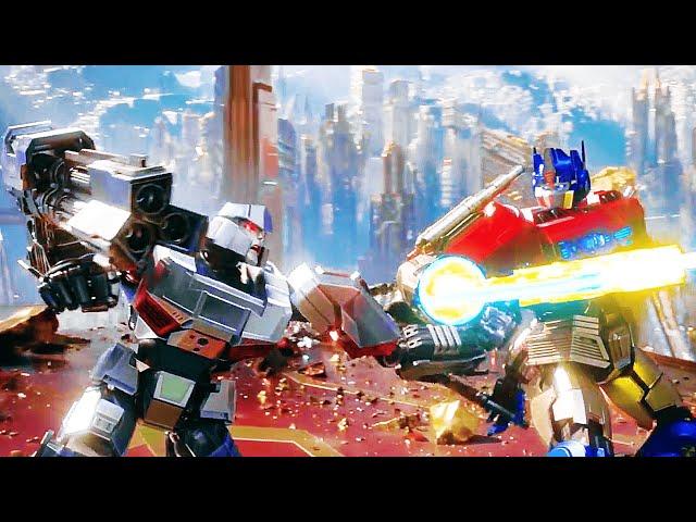 Optimus Prime Vs Megatron - Final Fight Scene | TRANSFORMERS ONE (2024) Movie CLIP HD