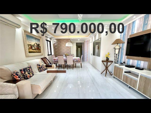 790 Mil APARTAMENTO LUXO VISTA PRAIA DAS ASTÚRIAS 3 SUÍTES VÍDEO 4K