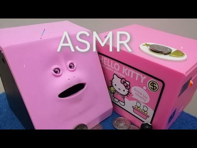 ASMR SATISFYING FUNNY FACE EATING COIN #TRENDING