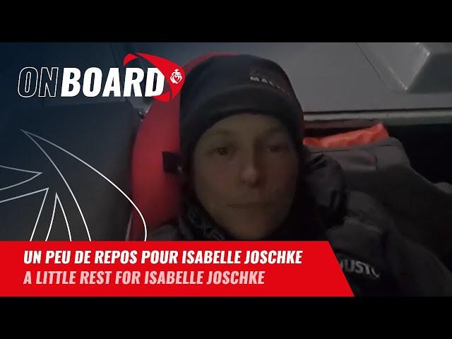 Un peu de repos pour Isabelle Joschke | Vendée Globe 2024