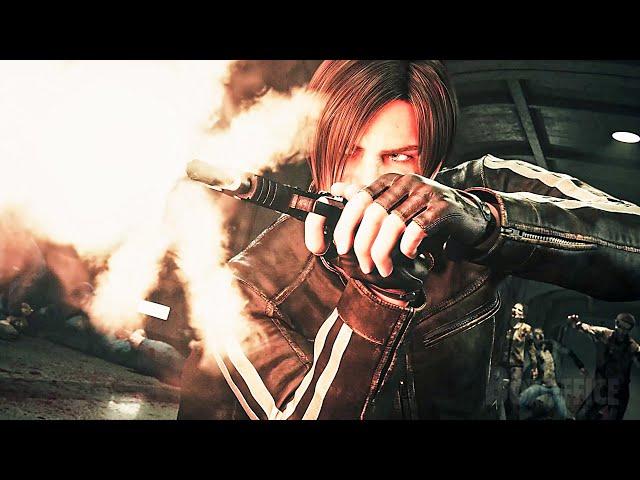 Chris & Leon kill 100 zombies in 5 minutes | Resident Evil: Vendetta | CLIP