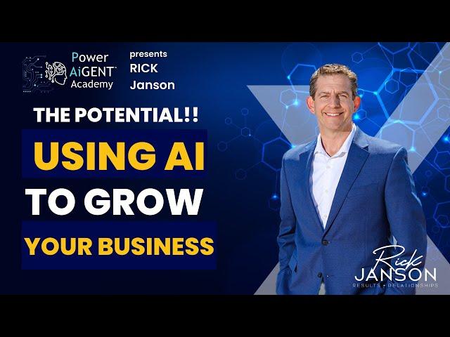 Rick Janson - Why leverage AI in your business?