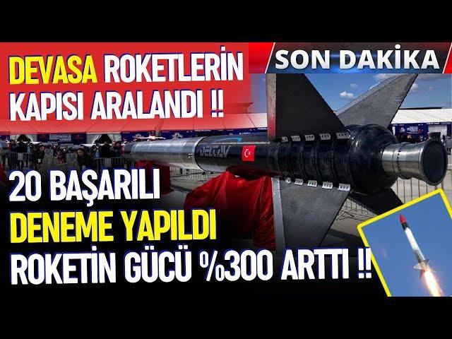 TÜRKİYE DEVASA ROKETLERİN KAPISINI ARALADI ! - SAVUNMA SANAYİ