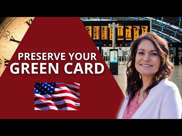 Don't Lose Your Green Card! | Essential Guide to Re-Entry Permit