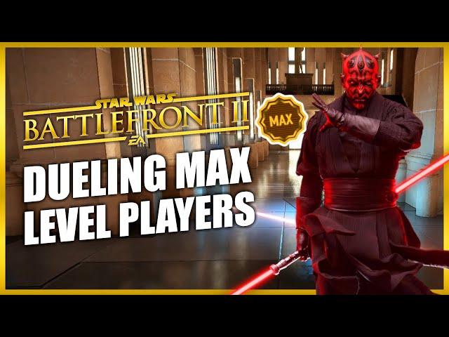 Dueling MAX Level Players  Star Wars Battlefront 2