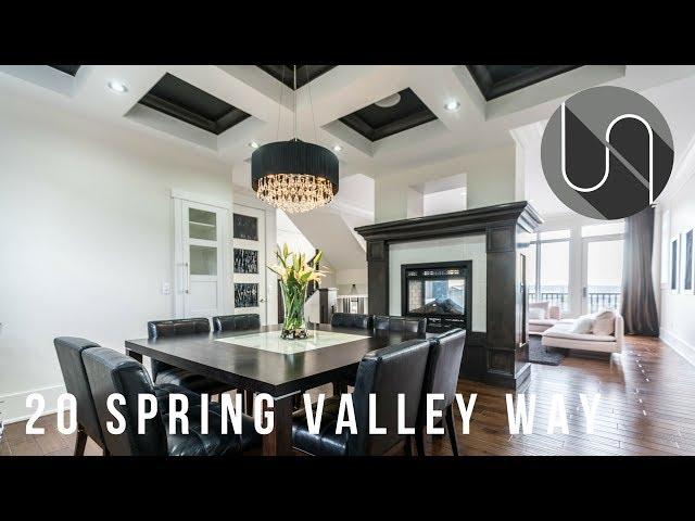 Calgary Luxury Real Estate - 20 Spring Valley Way SW - HUGE Views From Hillside Home