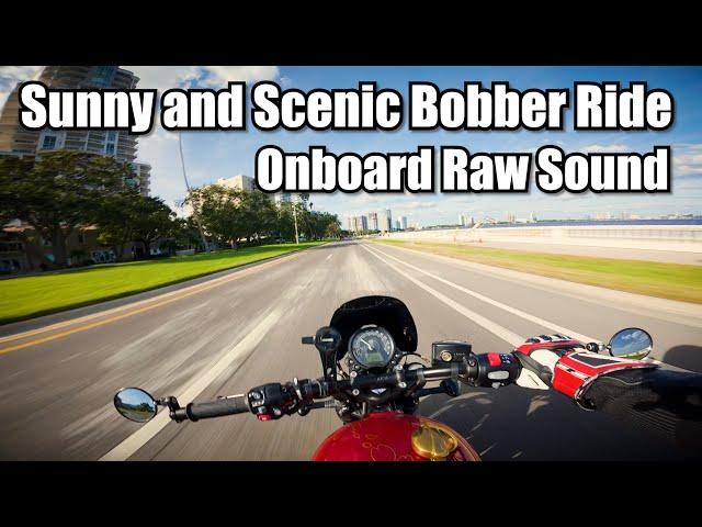 Scenic POV Ride on a Bobber - Onboard Audio