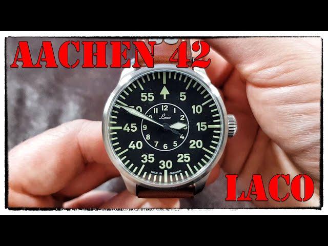 Laco Fliegeruhr Aachen 42 Automatik Baumuster B | Flieger Watches / Pilot's Watch (Top PLV!)