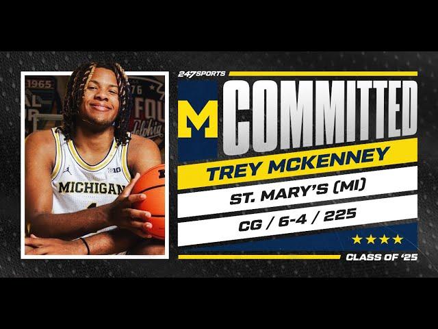 WATCH: Composite 5-star CG Trey McKenney commits to Michigan | No. 19 overall prospect