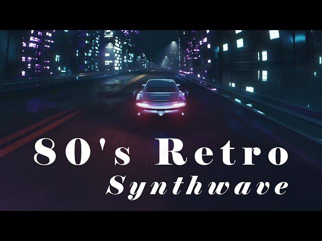 80s Retro Synthwave Playlist | 1 Hour of Neon Nostalgia in 4K | Part 3