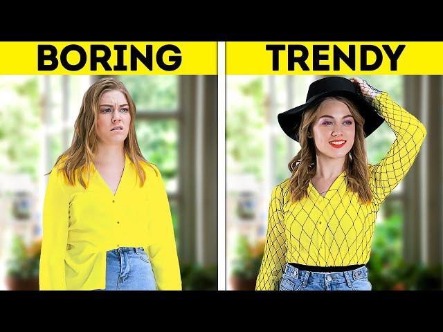 HOW TO UPGRADE YOUR LOOK || Cool And Trendy Clothing Tricks And Fashion Tips For Any Occasion