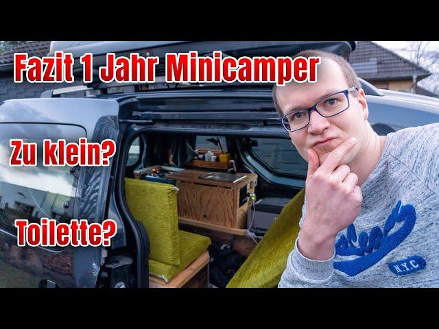 Ist er zu klein?  Fazit Dacia Dokker Mini Camper Van nach 1 Jahr / 50 Nächten 