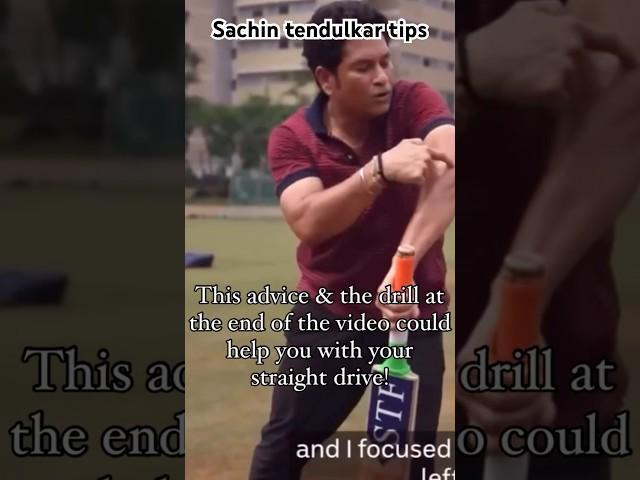 Sachin tendulkar batting tips #cricket