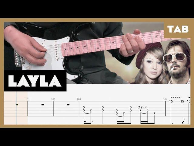 Eric Clapton / Derek & the Dominos - Layla (Electric) - Guitar Tab | Lesson | Cover | Tutorial