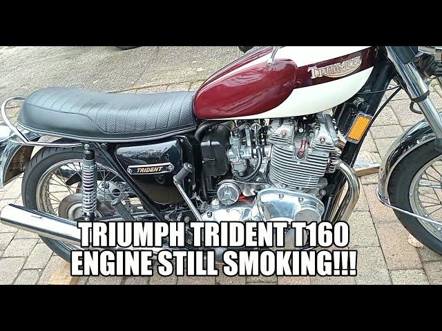 '75 Triumph Trident T160 - Engine Still Smoking!!!