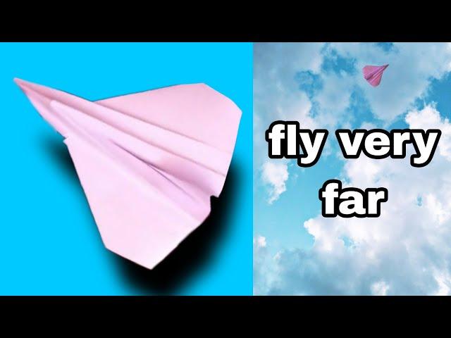 BEST PAPER JET FIGHTER | TOP GUN | How to make a paper airplane Meilleur combattant en papier | f 14