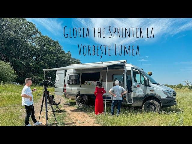 Segment TV cu Gloria the Sprinter și sfaturi de călătorie cu autorulota la @vorbeste_lumea