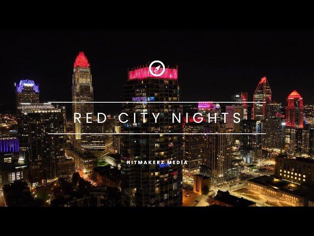 Red City Nights | DJI Mavic 3 Cine #dji #8amincharlotte #charlotte