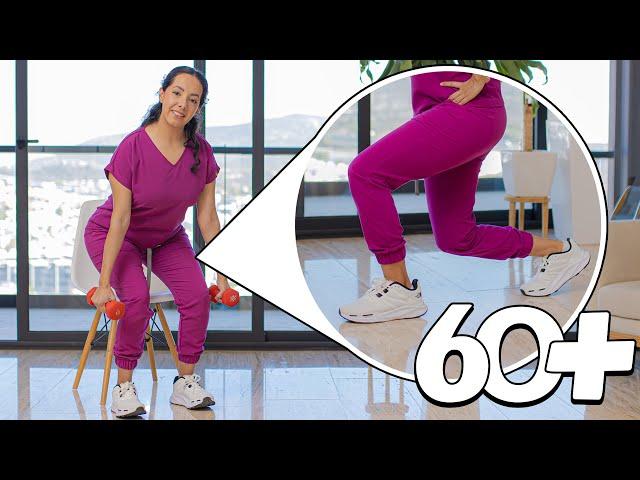 Exercises for Older Adults: STRONG LEGS and GLUTES | Mariana Quevedo Physiotherapy Querétaro