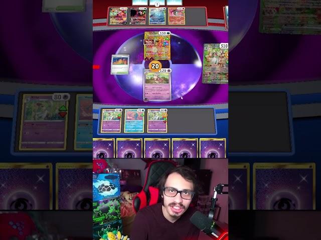 Slowking For 500 DAMAGE Vs Charizard!  #ptcgl #pokemon#pokemontcg #littledarkfury