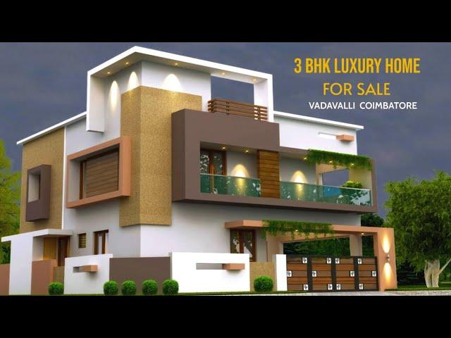 3 BHK Luxury New House For Sale in Vadavalli Coimbatore