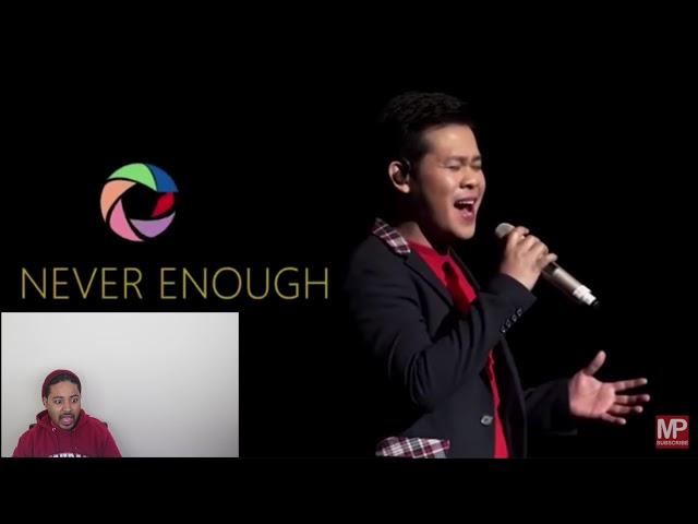 Marcelito Pomoy  - Never Enough | NathanH Reaction