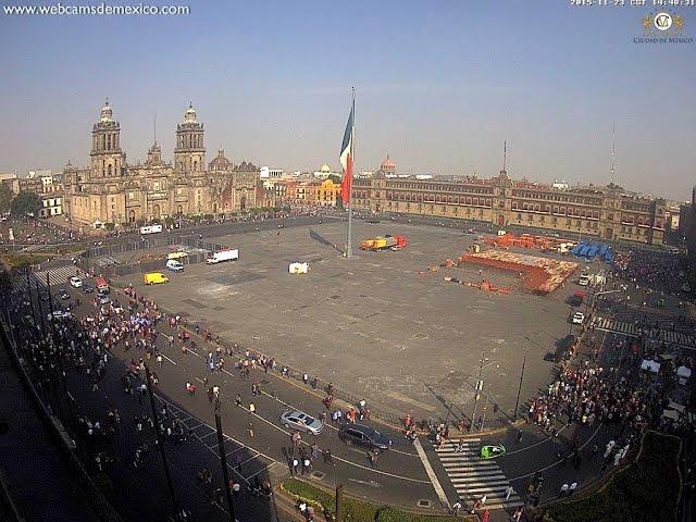 Ciudad de México. Alerta sísmica y evacuación de edificios 23 de noviembre 2015