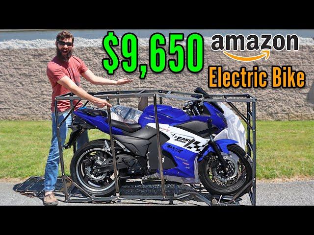 I BOUGHT the most Expensive ELECTRIC motorcycle on Amazon($9,650)