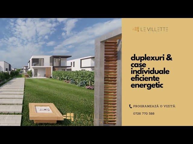 Le Villette: duplexuri și case individuale eficiente energetic