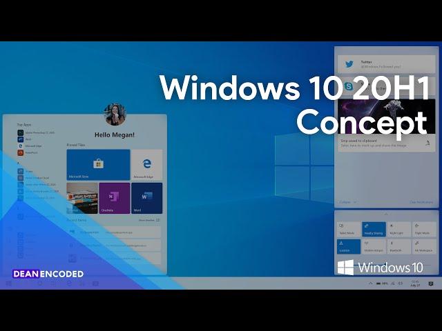 Windows 10 20H1 (May 2020 Update) Concept