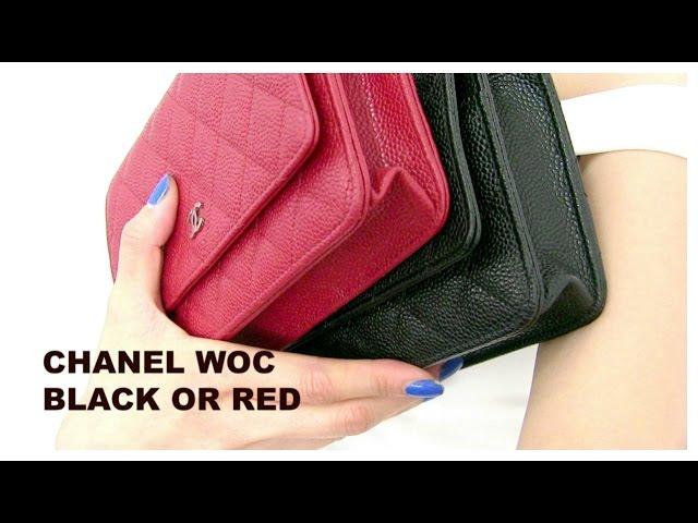 Chanel WOC- Black or Red???