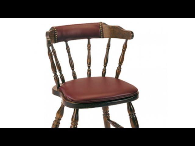 Wood Colonial Style Indoor Restaurant Dining Chair