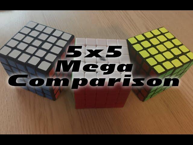 5x5 Mega Speedcube Comparison