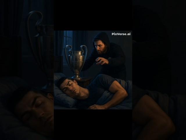 messi stealing Ronaldo's cup ️ #ai #artificialintelligence #memes #ronaldo #messi