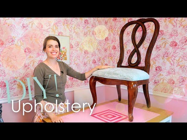 How To Reupholster a Dining Chair | *Detailed Tutorial*