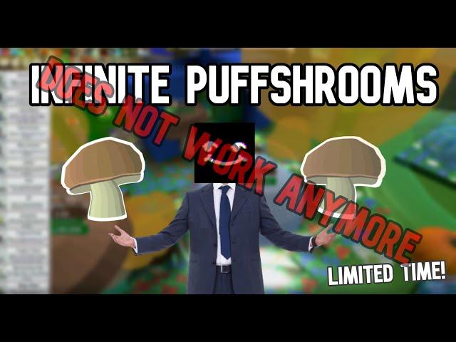 How to Get INFINITE Puffshroom Runs (DOESNT WORK ANYMORE) | Bee Swarm Simulator