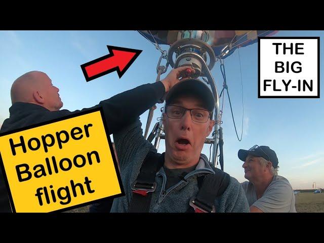 I borrow a friends microlight - New Farm Big Fly-in - Hopper Balloon flight