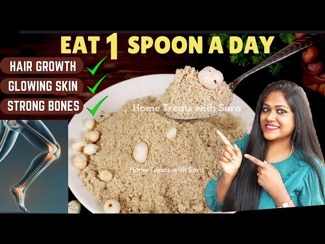 Just Eat 1 Spoon daily for Hair Growth, Skin Glow, Strong Bones | Healthy Diet Recipe