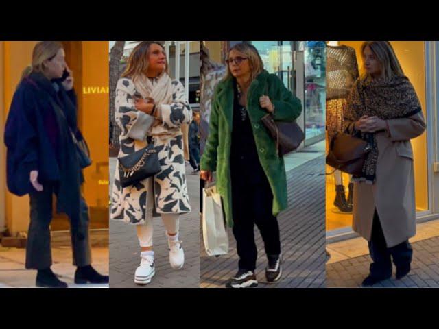 Street style from Italy/Italian winter stylish at any age