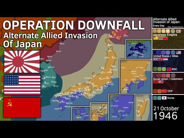 Alternate Allied Invasion Of Japan | Operation Downfall WW2