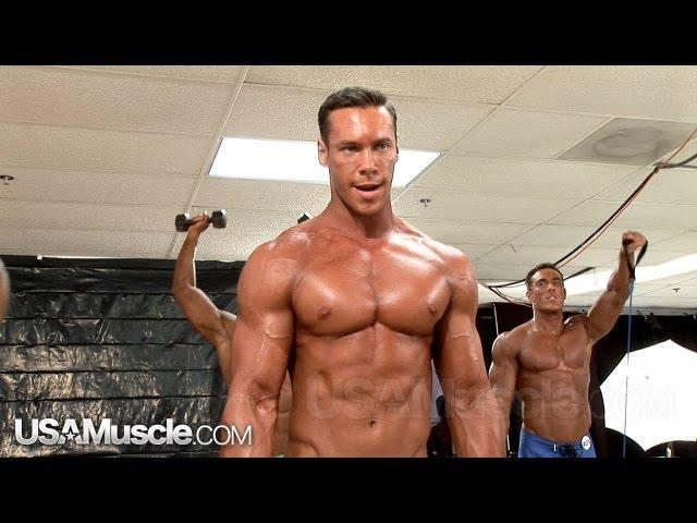 2012 NPC Junior Nationals Men's Physique Pump Room Part 2