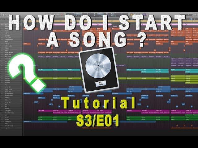 How do I start a SONG? - Logic Pro X Tutorial {Facecam} (ENG 001)