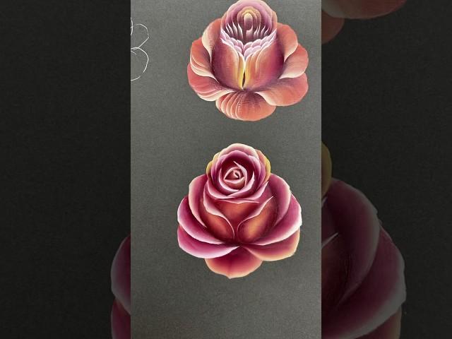 Colour combinations Rose painting tutorial for beginners step by step|rose painting ideas#sorts#art