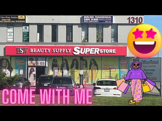 BSW Beauty Supply In Mississauga Come With Me #vlog #beautysupply #hair #shopping #walkthrough