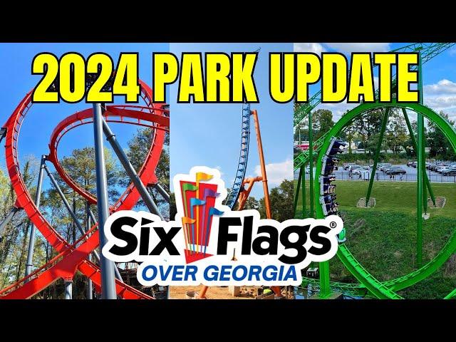 A Look Around Six Flags Over Georgia!