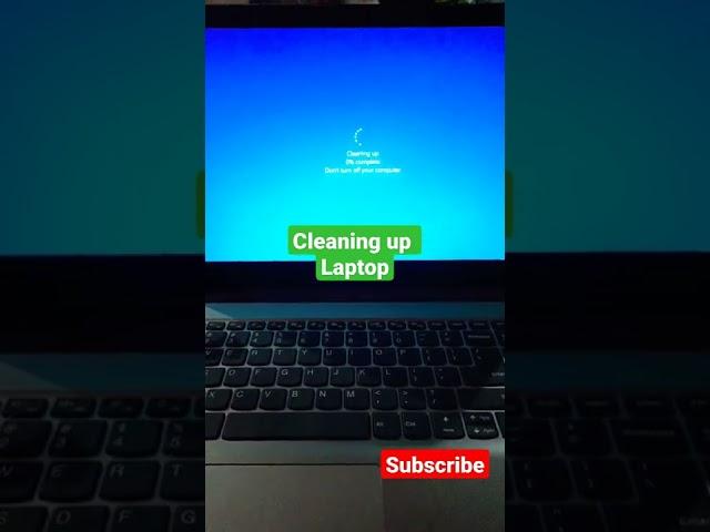 Cleaning up laptop | laptop slow working | laptop not working #shorts