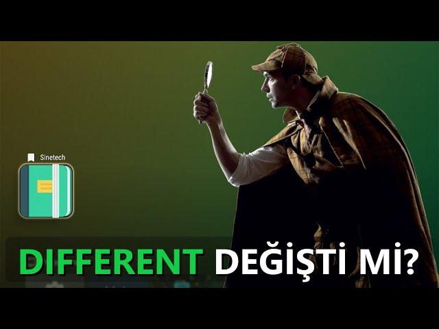 DIFFERENT GÜNCELLENDİ! ESKİSİNDEN FARKLI MI?