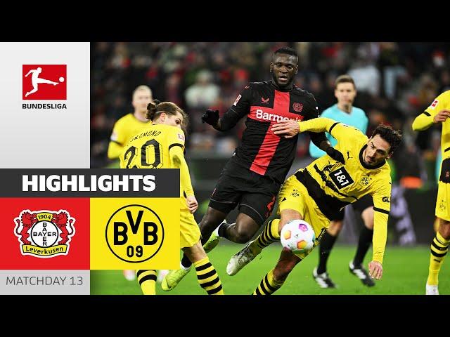 Top Thriller! Boniface Levels It For B04 | Bayer Leverkusen - Dortmund 1-1 | Highlights | MD 13