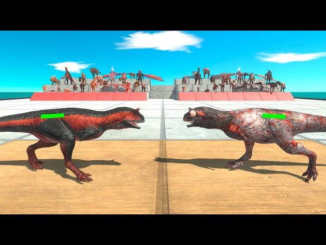 Red Team vs Zombie Itself - Animal Revolt Battle Simulator