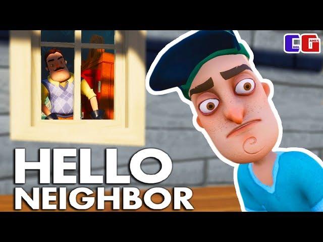 THIS NEIGHBOR IS HIDING SOMETHING! Hello Neighbor Cartoon horror game HELLO NEIGHBOR